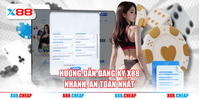 Hướng dẫn đăng ký X88 nhanh, an toàn nhất